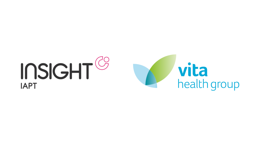 Insight IAPT and Vita health group partnership logo